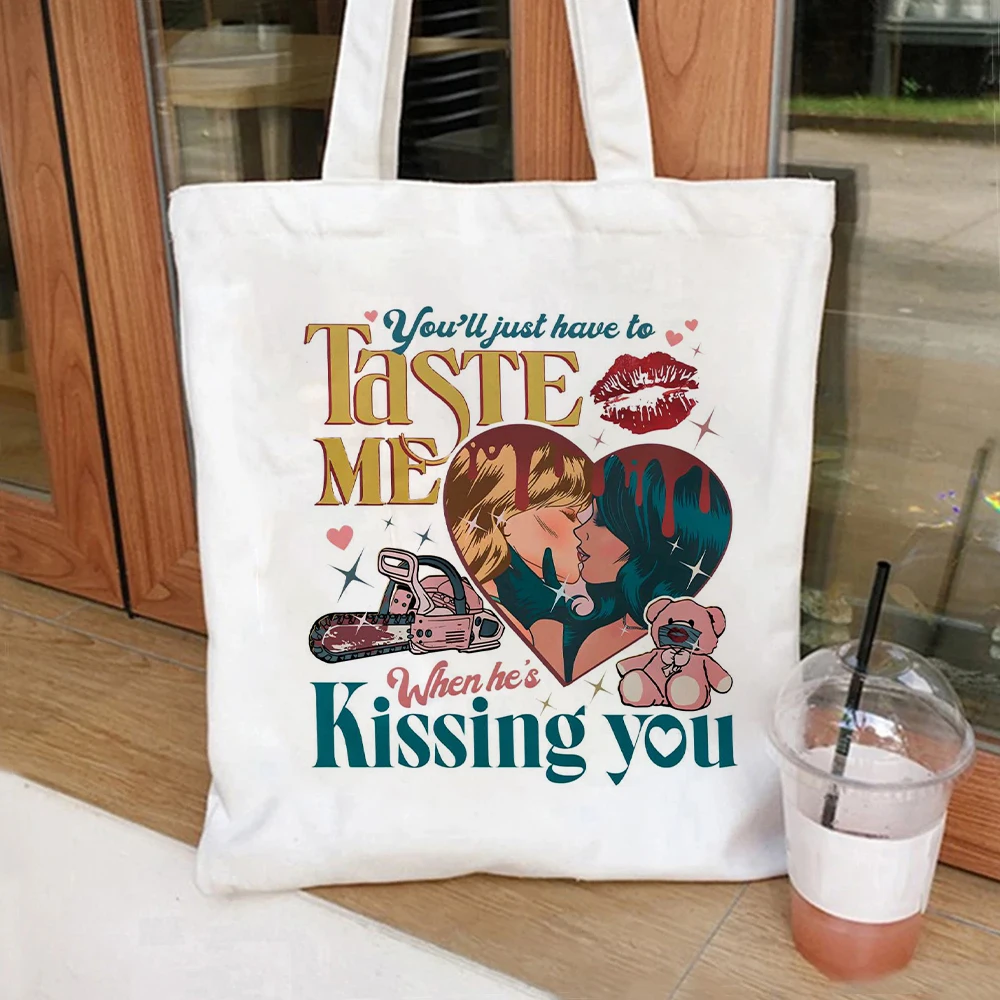 

Canvas Tote Bag Cosmetic Bag Large Capacity Shopping Bags Shoulder Handbag Eco Girl Handbags