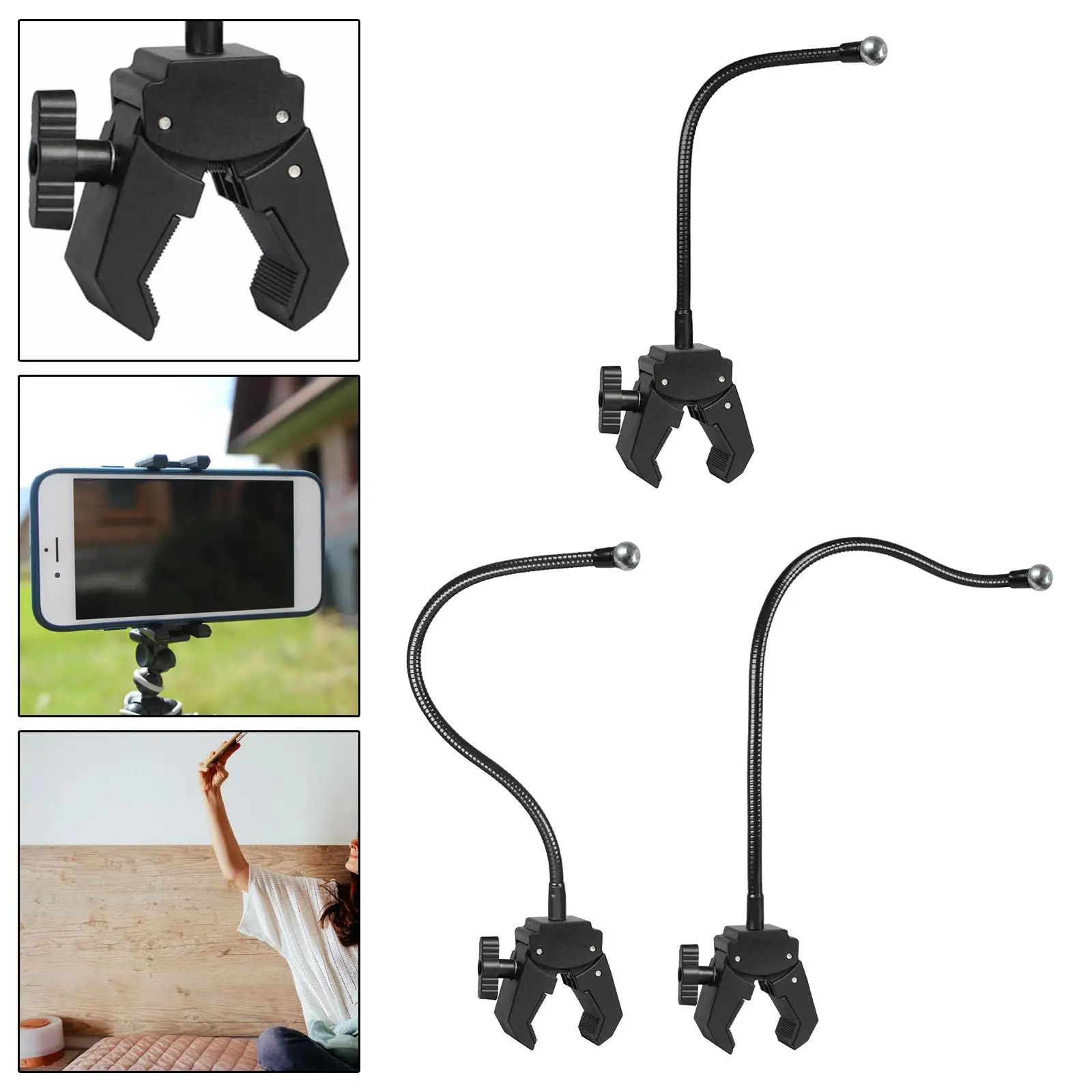 

Держатель для телефона, поддерживающий шланг, стабильный портативный гибкий кронштейн, многофункциональный разъем, аксессуары, длинный рычаг, удобная шаровая головка