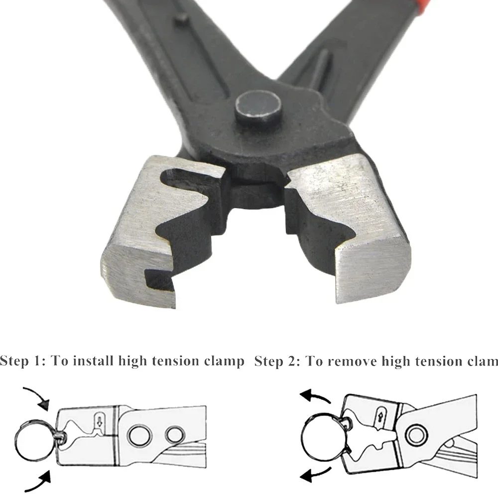 1pcCar Hose Oil Hose Crimping Plier R Type Collar Hose Clip Clamp Pliers Water Pipe Calliper Car Repair Hand Tool