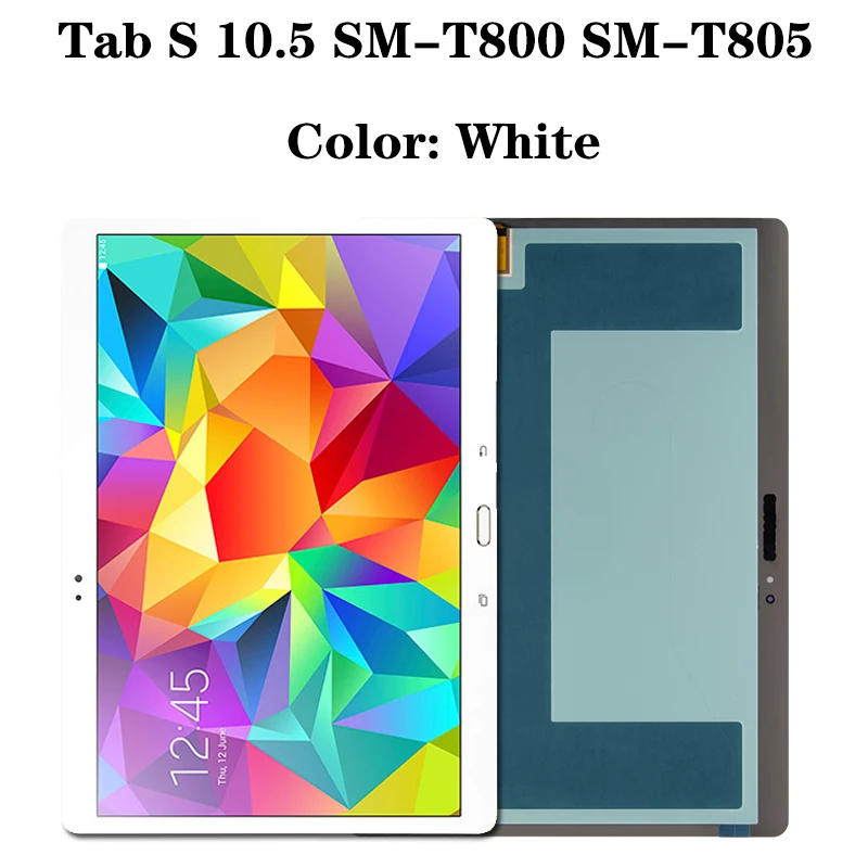 10.5 inch For Samsung  Tab S 10.5 SM-T800 LCD Touch Screen Digitizer Assembly For SM-T800 T805 T807 Display Replacment