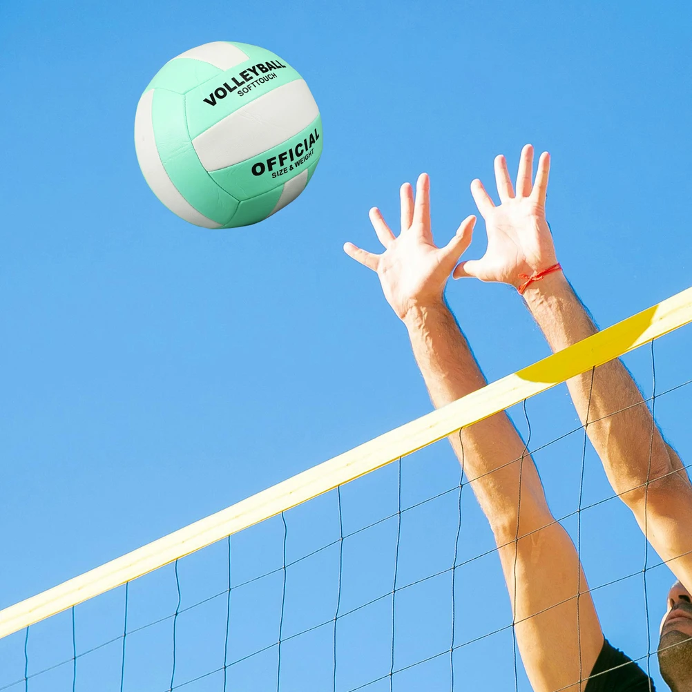 2 szt. Miękkie piłki do siatkówki rozmiar 5 do treningów halowych i zawodów, wytrzymały gruby materiał, żywe kolory, komfortowy uchwyt, piłka sportowa