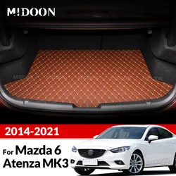 Car Trunk Mat For Mazda 6 Atenza 2014 2015 2016 2017 2018 2019 2020 2021 Custom Car Accessories Auto Interior Decoration