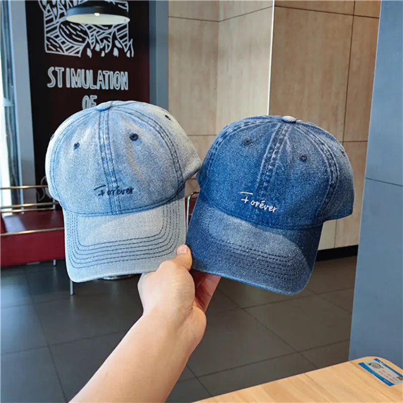 High Quality Denim Washed Vintage Men\'s and Women\'s Gorras Snapback Cap Baseball Cap Casquette Dad Cap Outdoor Cap