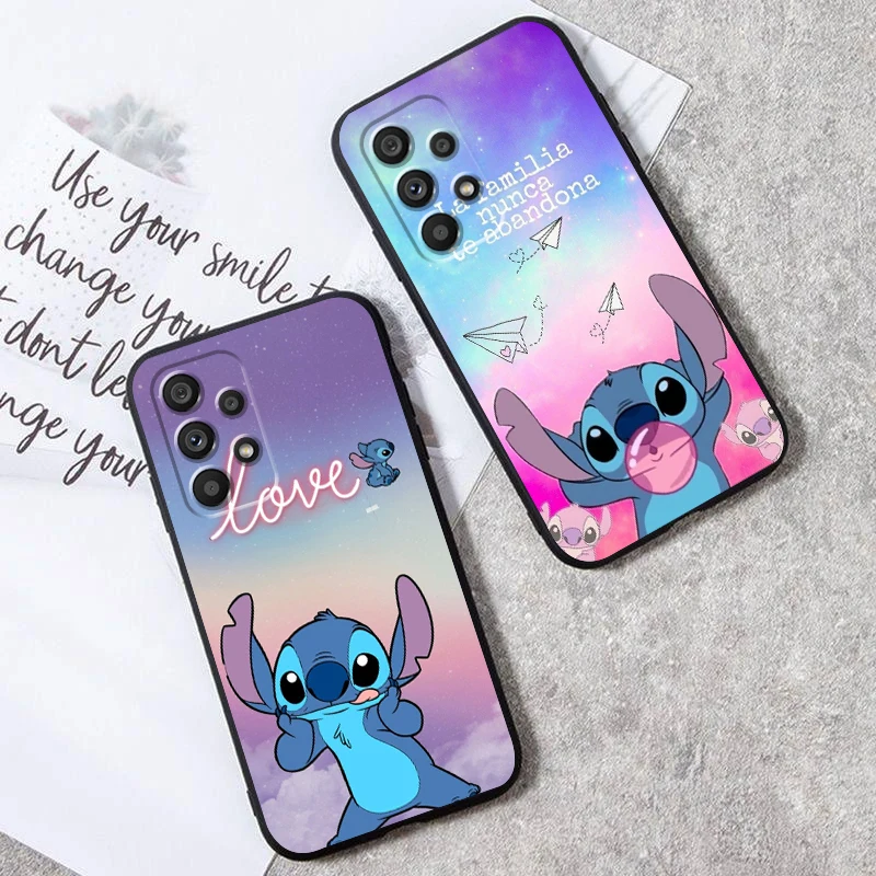 Stitch Abomination Monster For Samsung Note 20 10 Ultra Plus A31 A14 A12 A70 A34 A25 A04 A05 A15 A24 5G Black Cover Phone Case