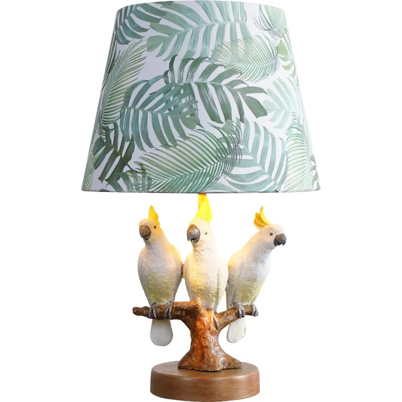 Animal Parrot Table Lamp, Modern Minimalist Room Bedroom Bedside Lamp