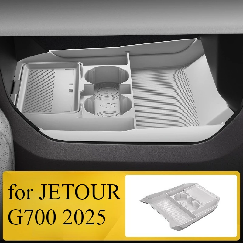 

Center Console Organizer Tray for JETOUR G700 | 2-Layer Storage Box with Anti-Slip Silicone Mat