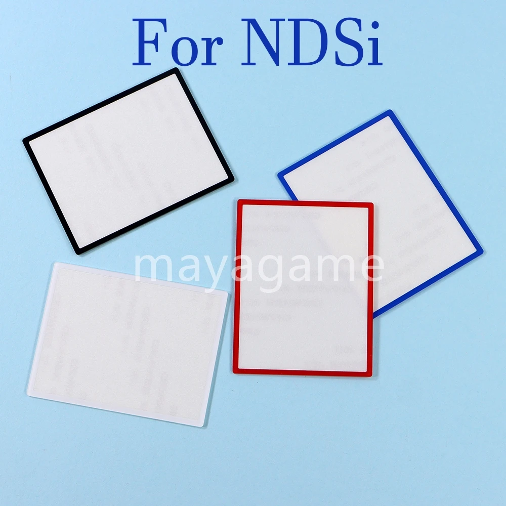 2 قطعة شاشة LCD علوية من البلاستيك لاستبدال مرآة إطار الشاشة الأمامية DSI NDSi