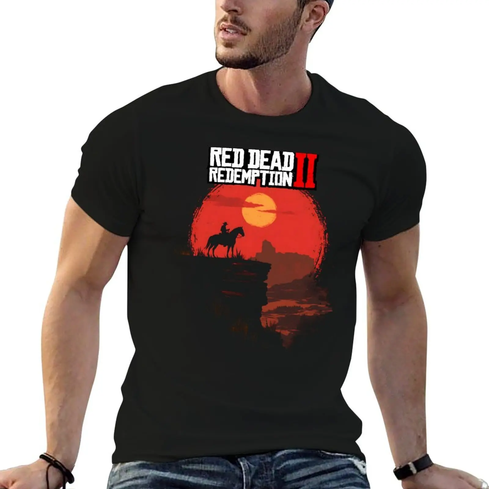 

RDR2 Scenery shirt graphic T-Shirt dark shirts - man for t shirts humor man t cotton funny funny t Arthur