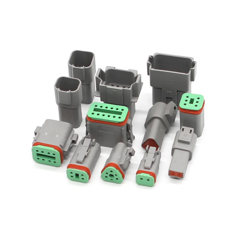 DT04-2P-P004 2 4 6 8 12 حفرة ذكر موصل سالب تعزيز سميكة مقاوم للماء DT06-2S-P004 DT04-8P DT06-12S DT04-12P 2P 4P 6P #3