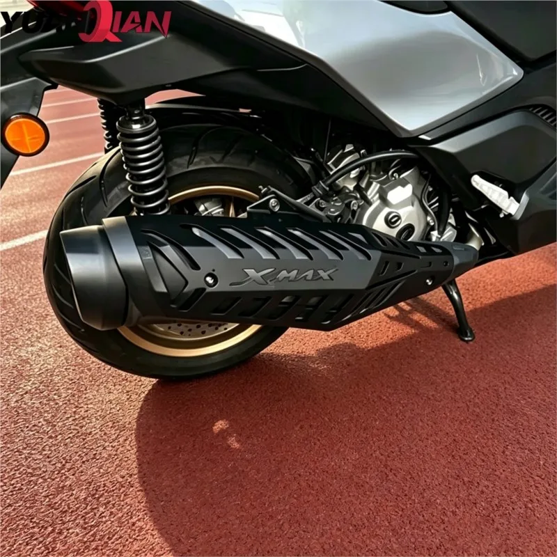 2026 2027 Motorcycle For YAMAHA XMAX300 X MAX 300 2018+ Exhaust Pipe Shield Exhaust Protector Heat Shield Cover Guard Decorative