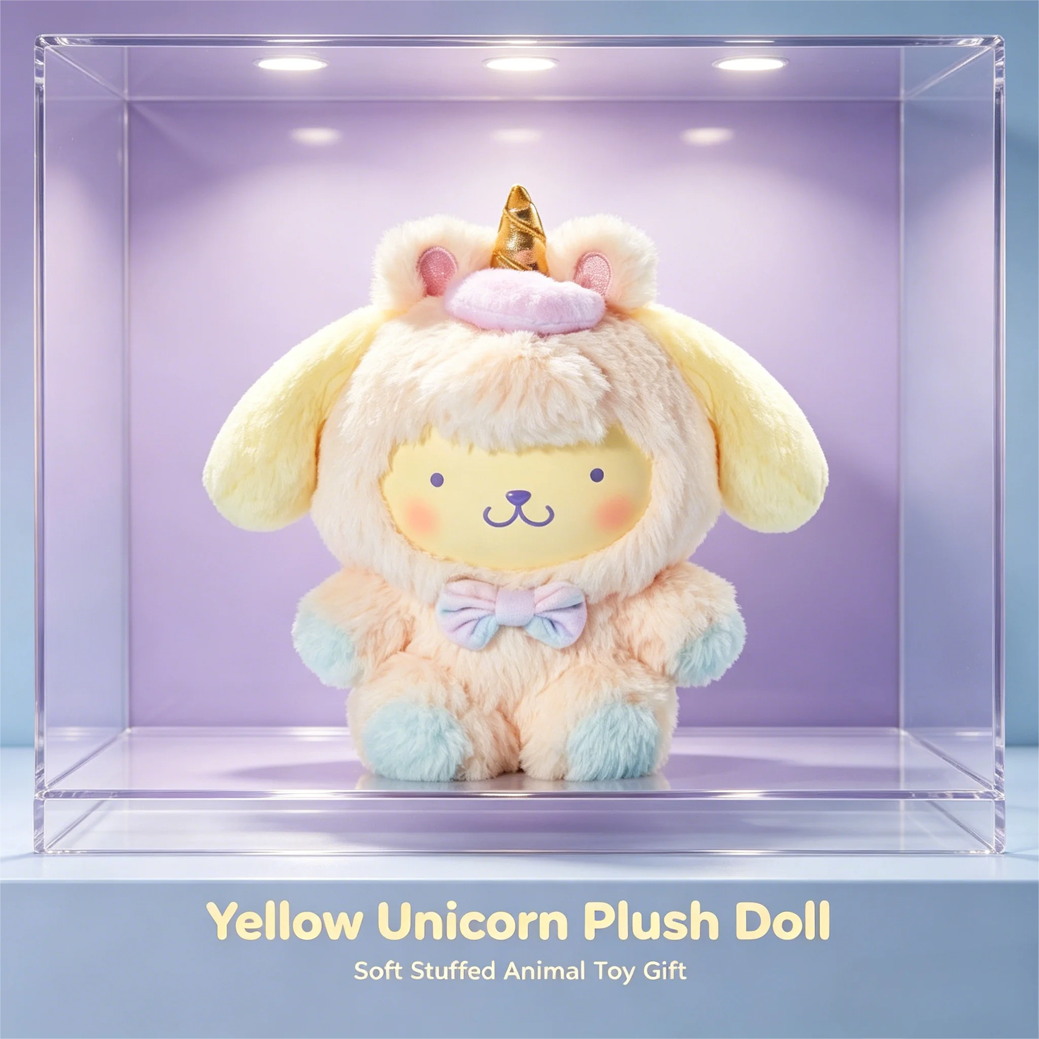 2026 New Sanrio Dream Unicorn Vinyl Plush Blind Box Hello Kitty Kuromi Bag Pendant Gift for Girls view 5