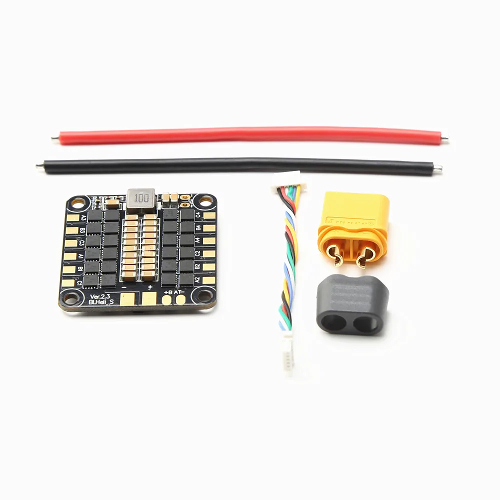 BLHELI_S 30A 45A 60A 4 in 1 2-6s 3-6s Brushless ESC mendukung DShot300-600/Multishot/Oneshot/PMW untuk RC FPV Drone