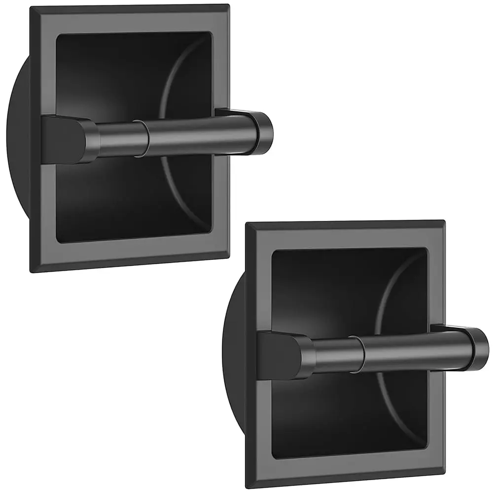 

Встраиваемый держатель для туалетной бумаги, прочный настенный держатель для рулонов из нержавеющей стали, экономия пространства в ванной комнате