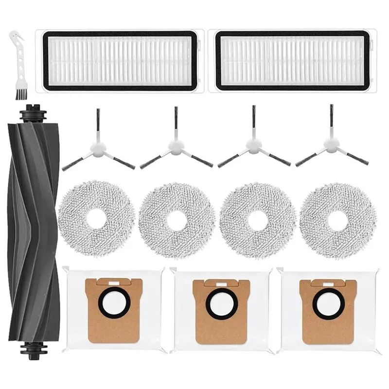 

Комплект аксессуаров Priority-Lane для робота-пылесоса Dreametech L10S Ultra L10 Ultra: основная щетка, боковые щетки, HEPA-фильтры, салфетки для влажной уборки, мешки для сбора пыли