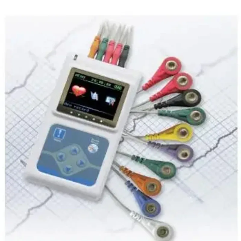 

2025/Competitive Price Portable Electrocardiograph 3 Or 12 Channel Mini Holter Recorder Monitor With Software