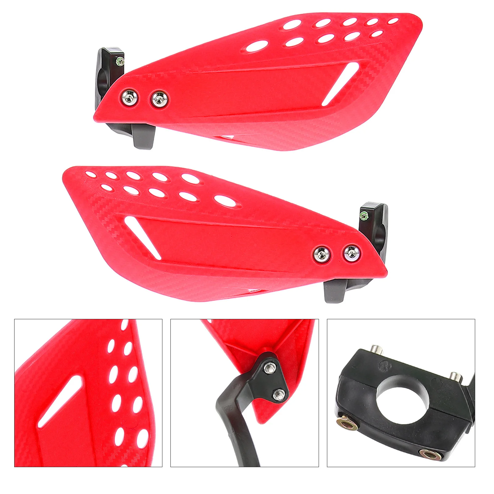 

1Pair Universal Motorcycle Handguards Handlebar Protection Dirt Bike Atv All Weather Offroad Hand Guard