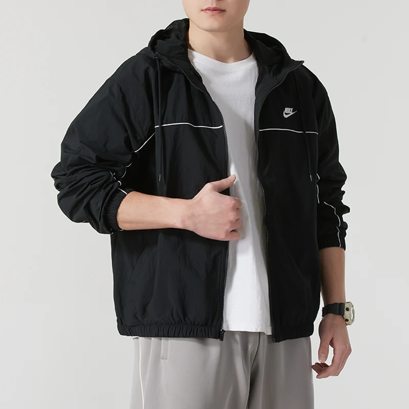 Nike Men's Woven Trendy, Fashionable, Comfortable, Versatile Sports Casual Jacket Top Hj2013-010