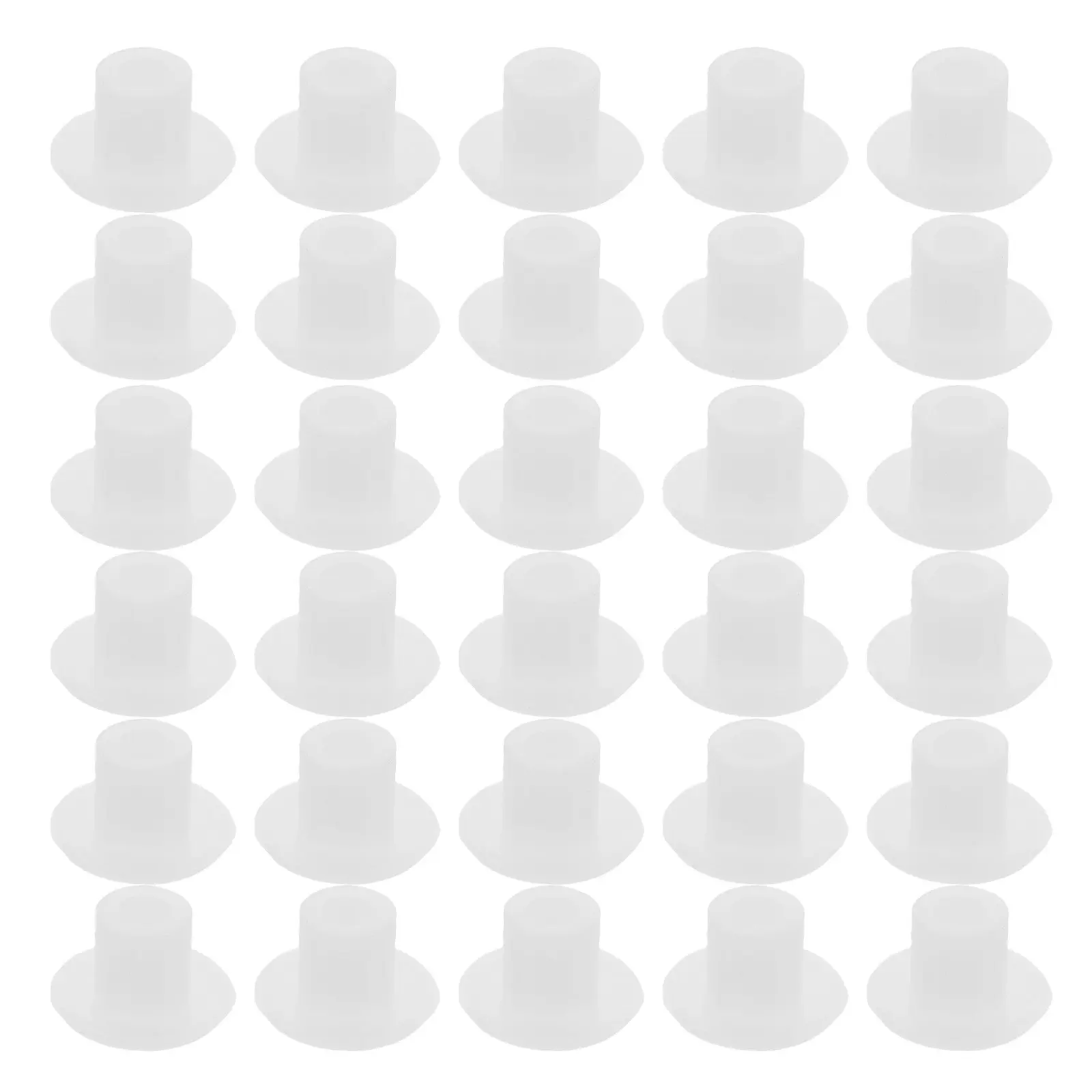 1200Pcs White Plastic Screw Covers Round 5Mm Hole Plugs for Furniture Enhancement Dustproof Plug Hole Cover Round Furniture Plug