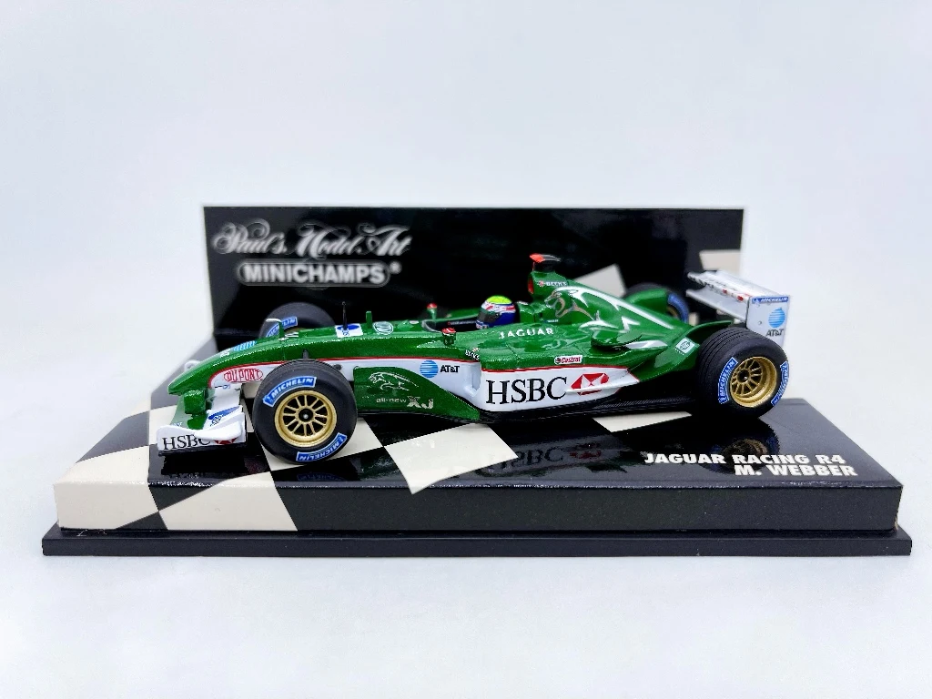 Minichamps 1:43 F1 R4 2003 Webber Simulation Limited Edition Resin Metal Static Car Model Toy Gift