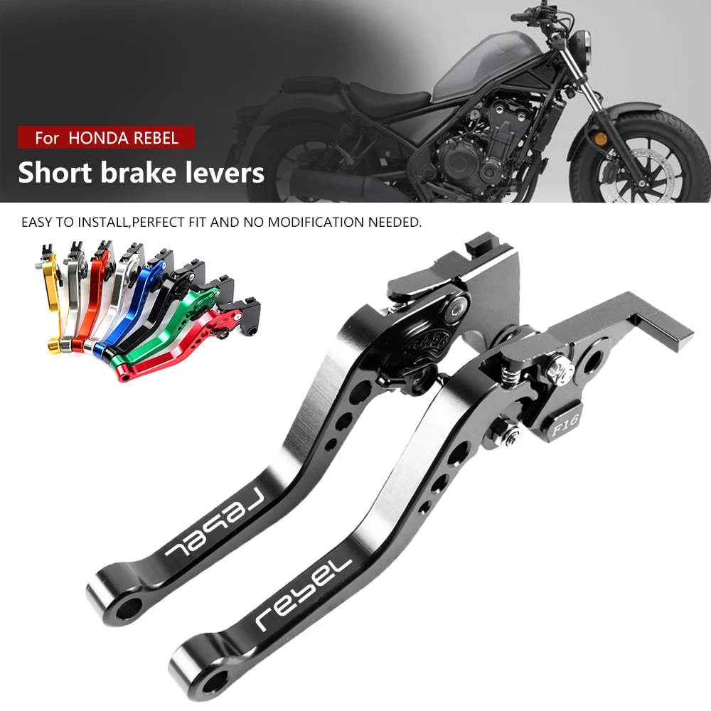 For HONDA CMX 500 CMC 300 REBEL 300 REBEL 500 2017 2018 2019 2020 Short Brake Clutch Lever Motorcycle Accessories Handles Lever