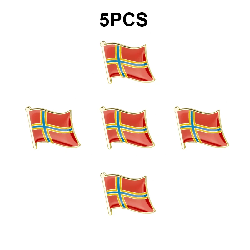 

1-100pcs ORKNEY Lapel Pin Flag badge Brooch Pins Badges