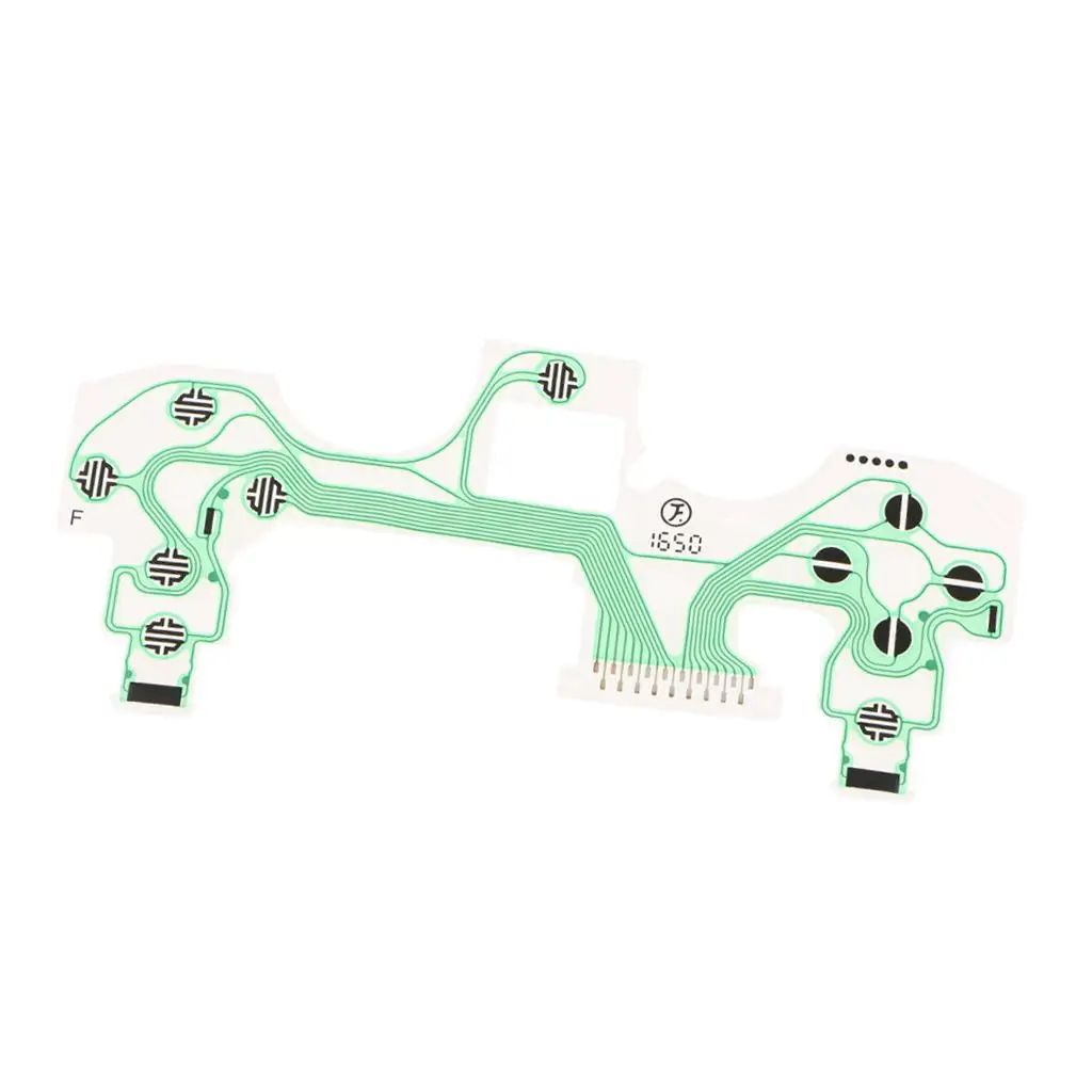 Conductive Film Ribbon Button Repair Parts for Controller DualShock 4 Green