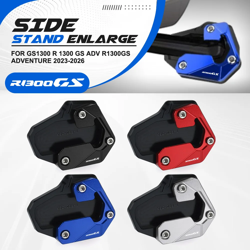 

Motorcycle Kickstand Enlarger Pad Side Stand Extension Plate For BMW GS1300 R 1300 GS ADV R1300GS Adventure 2023 2024 2025 2026