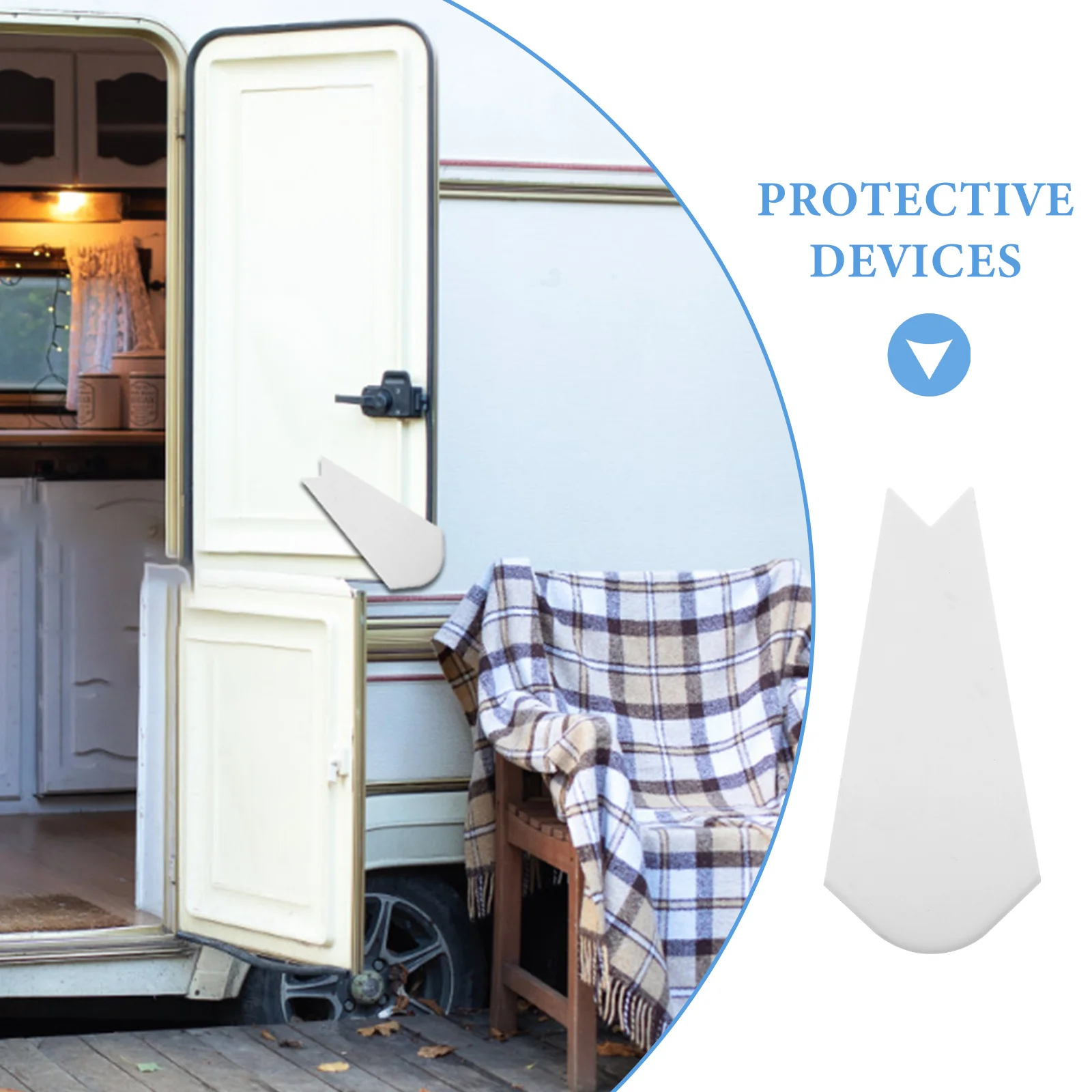 Rv Slide Out Corner Cover Durable Guard For Camper Door Edge Long-Lasting Protection Compatible With Trailer Accessories