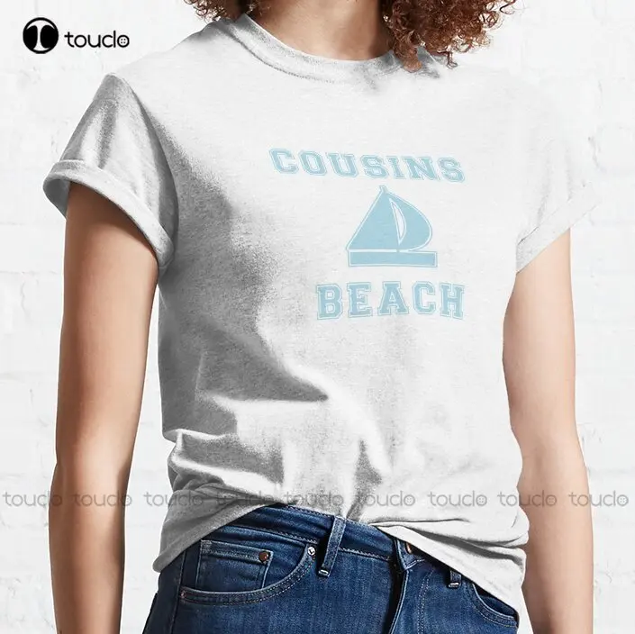 Cousins Beach Classic T-Shirt Birthday Shirt Custom Aldult Teen Unisex Digital Printing Tee Shirts Xs-5Xl Breathable Cotton New