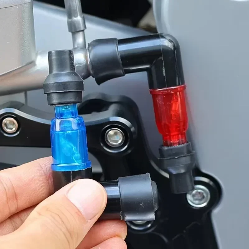 Motorcycle Ignition Spark Plug Cap Universal Flash Spark Plug High Pressure Cap Elbow Shaped Motorcycle Modification Accessories