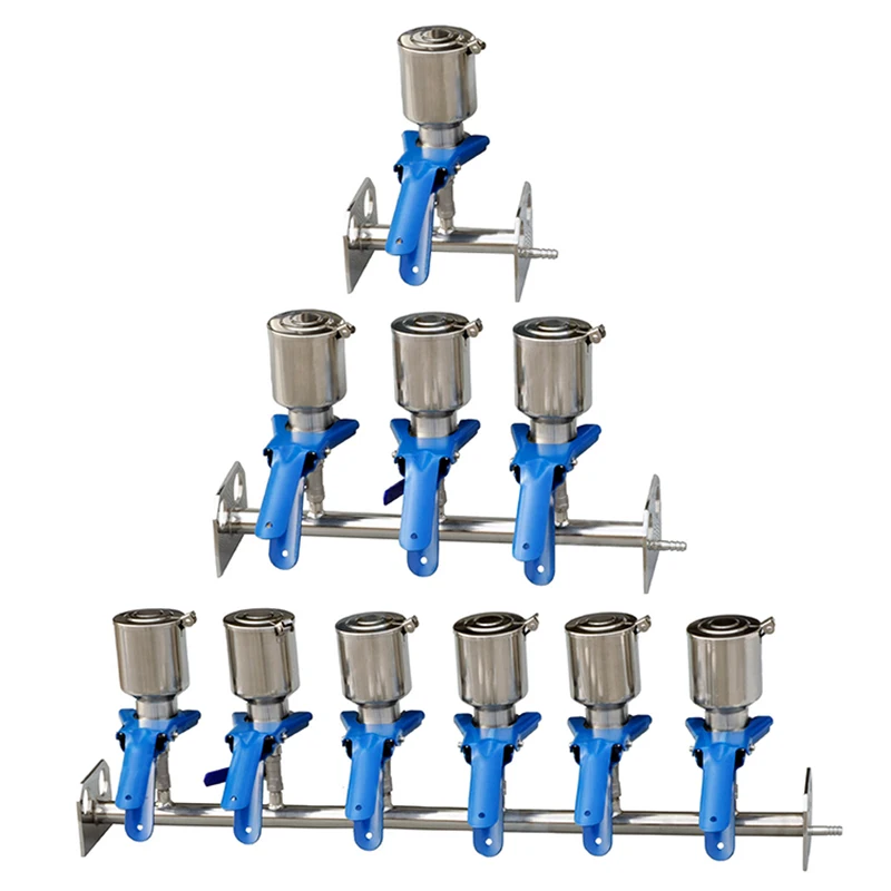 

1/3/6 Way Branches Vacuum Filtration Manifolds System Membrane Buchner Funnel Filter Stainless Steel Refillable Bottle Flask Set