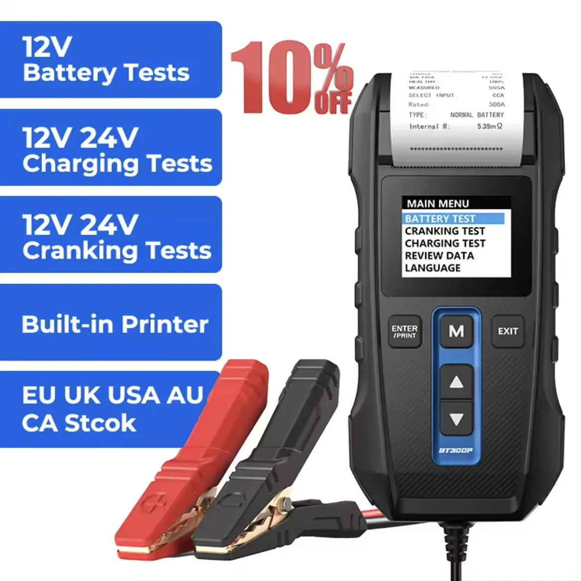 TOPDON BT300 Car Battery Tester