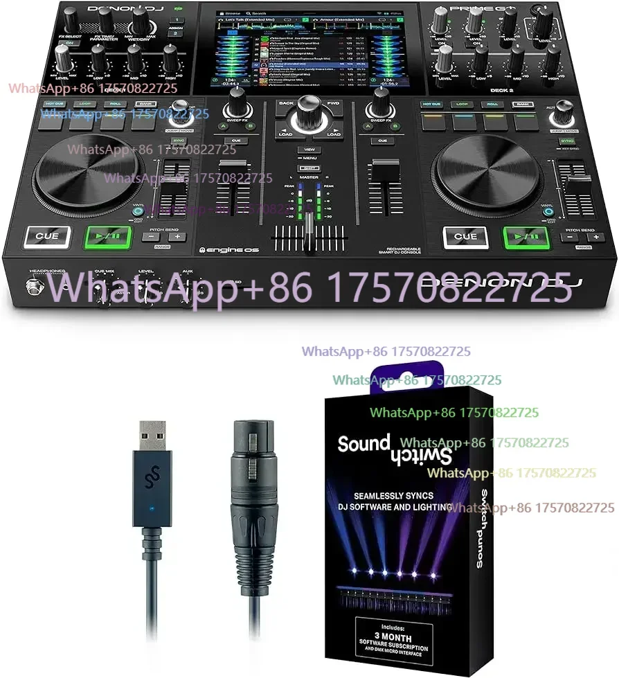 

АКЦИЯ! Новая DJ-система Denon DJ Prime GO Recharge с сенсорным экраном и Wi-Fi
