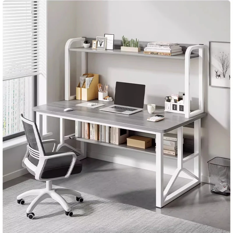 الكبار مكتب بسيط رف الكتب المتكاملة طالب تعلم الكتابة مكتب غرفة نوم المنزل سطح المكتب مكتب الكمبيوتر طاولة مكتبية #2