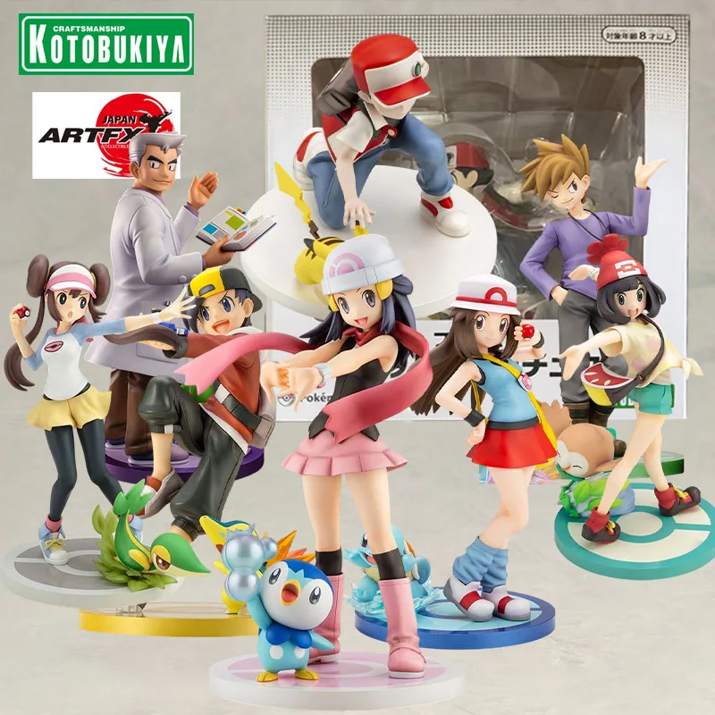 Kotobukiya-Kit de modelo Original ARTFX J Hikari Piplup, modelo de figura de Anime, juguetes, regalos de modelo para niños, embalaje de caja de espuma