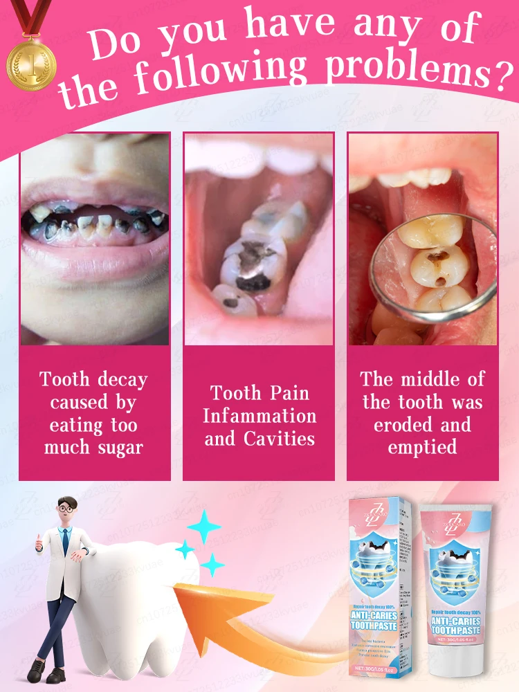 لا تمنح تجاويف صغيرة تصبح مشاكل كبيرة. معجون أسنان يمكنه إصلاح كافيت بدقة #2