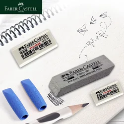 Faber-Castell 2 In 1 Erasers Pencil Top Protector Caps Multi-function Pen Protective Cover Eraser Student Correction Supplies