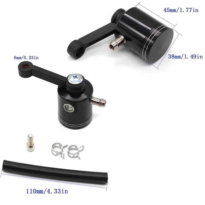For Aprilia Ducati Honda Kawasaki Suzuki Triumph Motorcycle CNC Metal Brake Clutch Master Cylinder Fluid Reservoir Tank Oil Cup - view 5