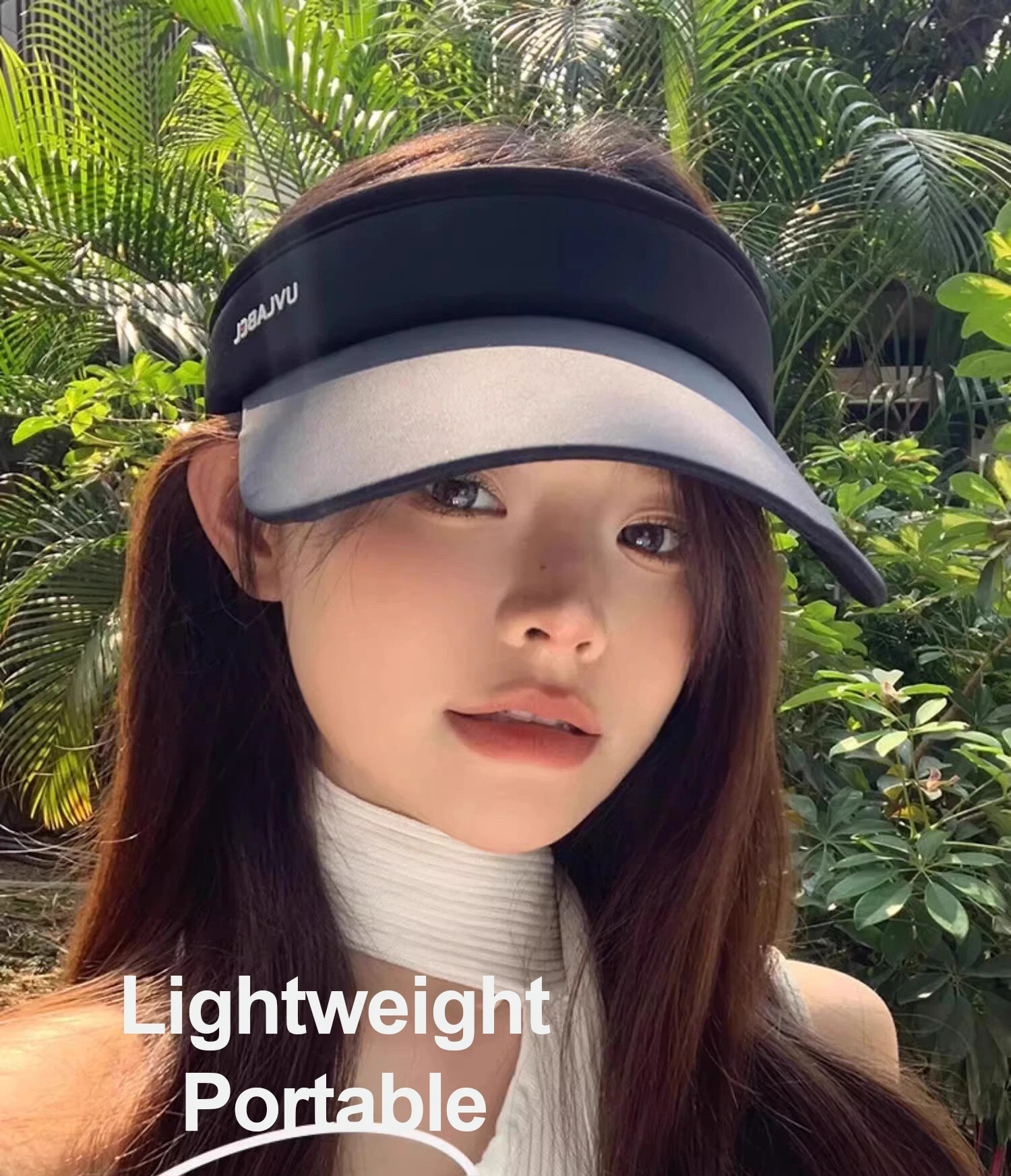 Sonnenblende Unisex UV-Schutz Paar-Sportmütze Golf Tennis Sommer Krempe Angeln Strand Wandern Radfahren Sonnenschutz Leerer Top-Hat – Detail 1