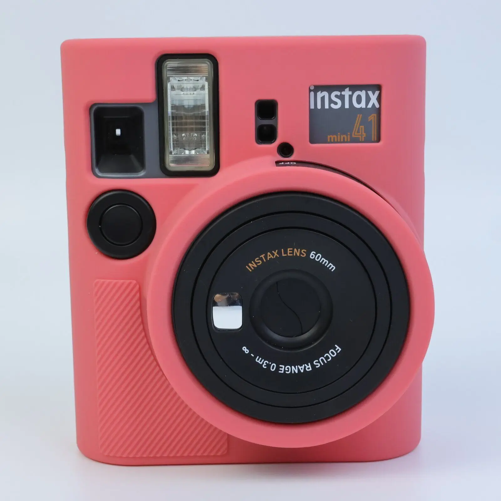 Funda de silicona Fujifilm Instax Mini41 para cámara instantánea; Bolsa blanda para cámara de película instantánea