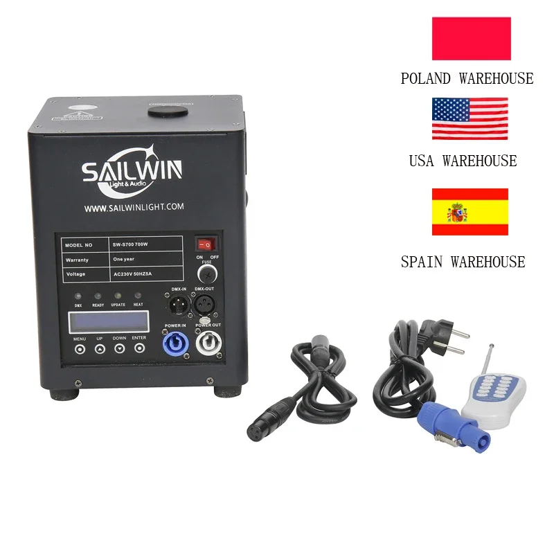 USD140/PC Sailwin CE 700W DMX512 Wireless Electric Cold Spark Machine Sparkler Fountain Special Equipment With Remote Control