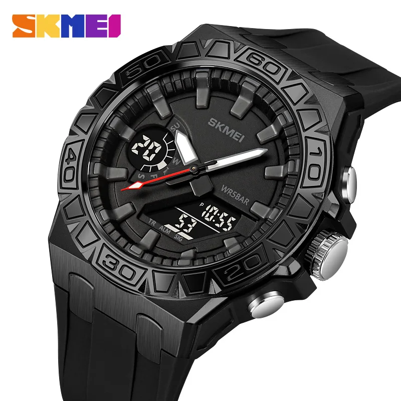 

SKMEI Business Men's Watch Fashion Japan Digital Electronic Watches Sports 5Bar Waterproof LED Light Wristwatches Reloj Hombre