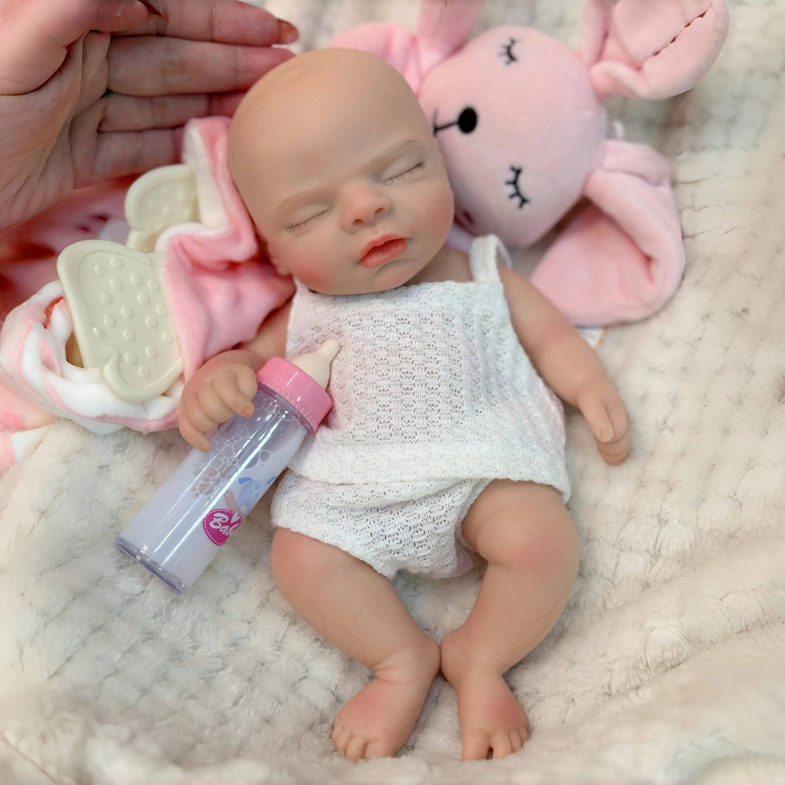 10Inch Reborn Baby Dolls Handmade Painted Cute Boy Whole Body Soft Silicone Newborn Baby Doll Toys For Kids Gift De Silicone