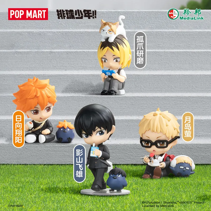 

POP MART Blind Box Haikyuu Pause Rest Time Series Collectible Anime Figure Figurine Decoration Gift For Anime Fans Collectors