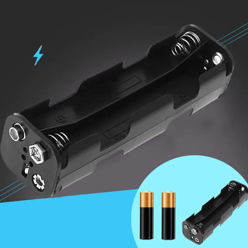 8 contenitori per batterie AA da 12 V, supporto per rimovibile per custodia fai da te per Shel