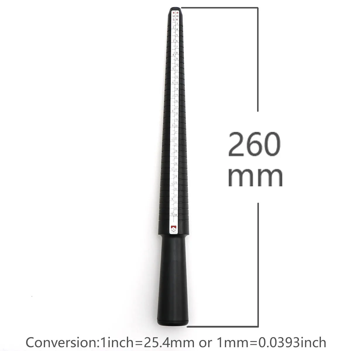 1 قطعة أدوات المجوهرات المهنية حلقة مغزل عصا إصبع قياس حلقة Sizer قياس المملكة المتحدة/الولايات المتحدة حجم DIY بها بنفسك مجموعات أدوات حجم المجوهرات #5