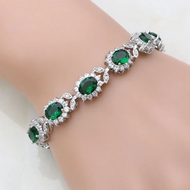 Daily Wear Brazilian Jewelry Crystal Water Zircon Trim Luxury Women\\\'s Hand Bracelets Leisure Sports Accessories Wear