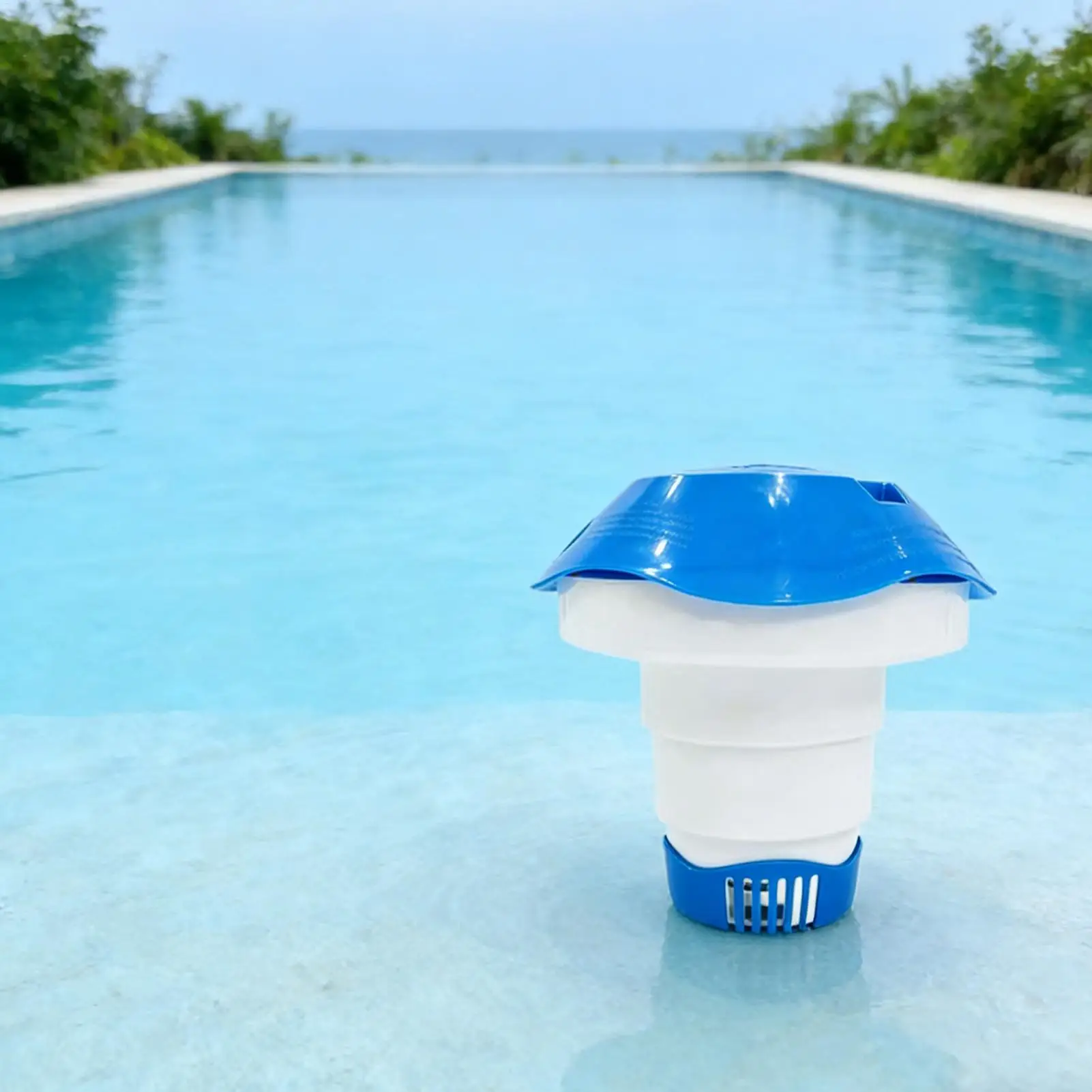 Chlorine Floater 5-inch Tablet Holder Dispenser Pool Floater for Backyard Outdoor Residential Commercial Hotel Fountain Water