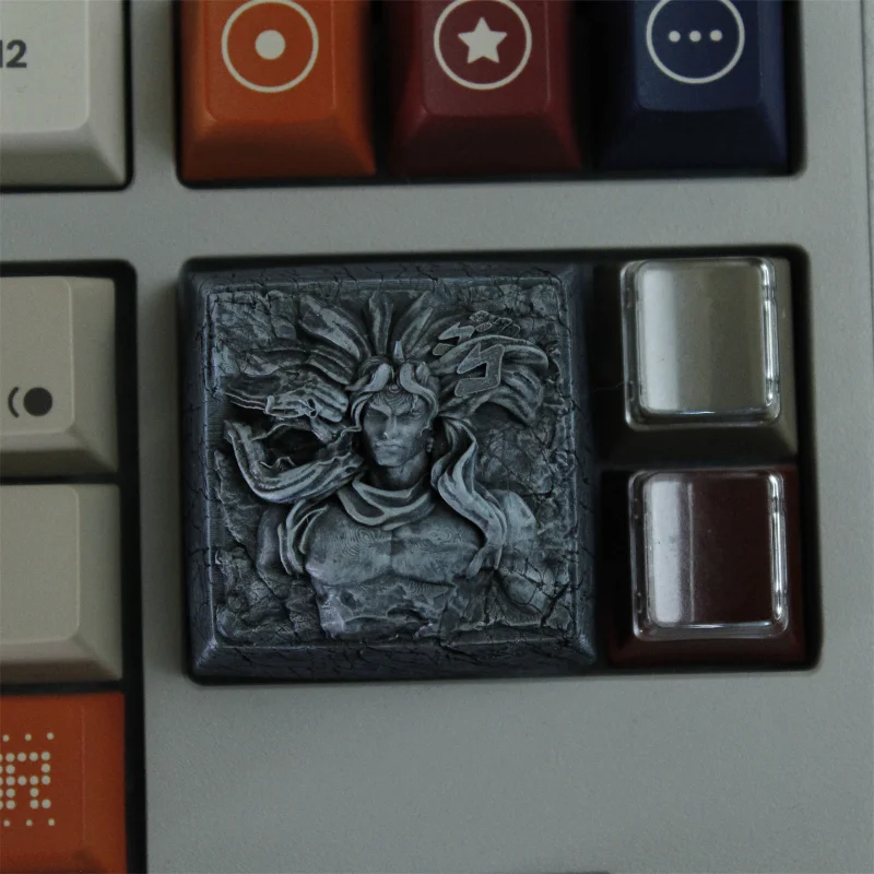 أنيمي جوجو مغامرة غريبة Keycap الراتنج تخصيص اليدوية الحرفي 4U كيكابس للهدايا ملحقات لوحة المفاتيح المخصصة