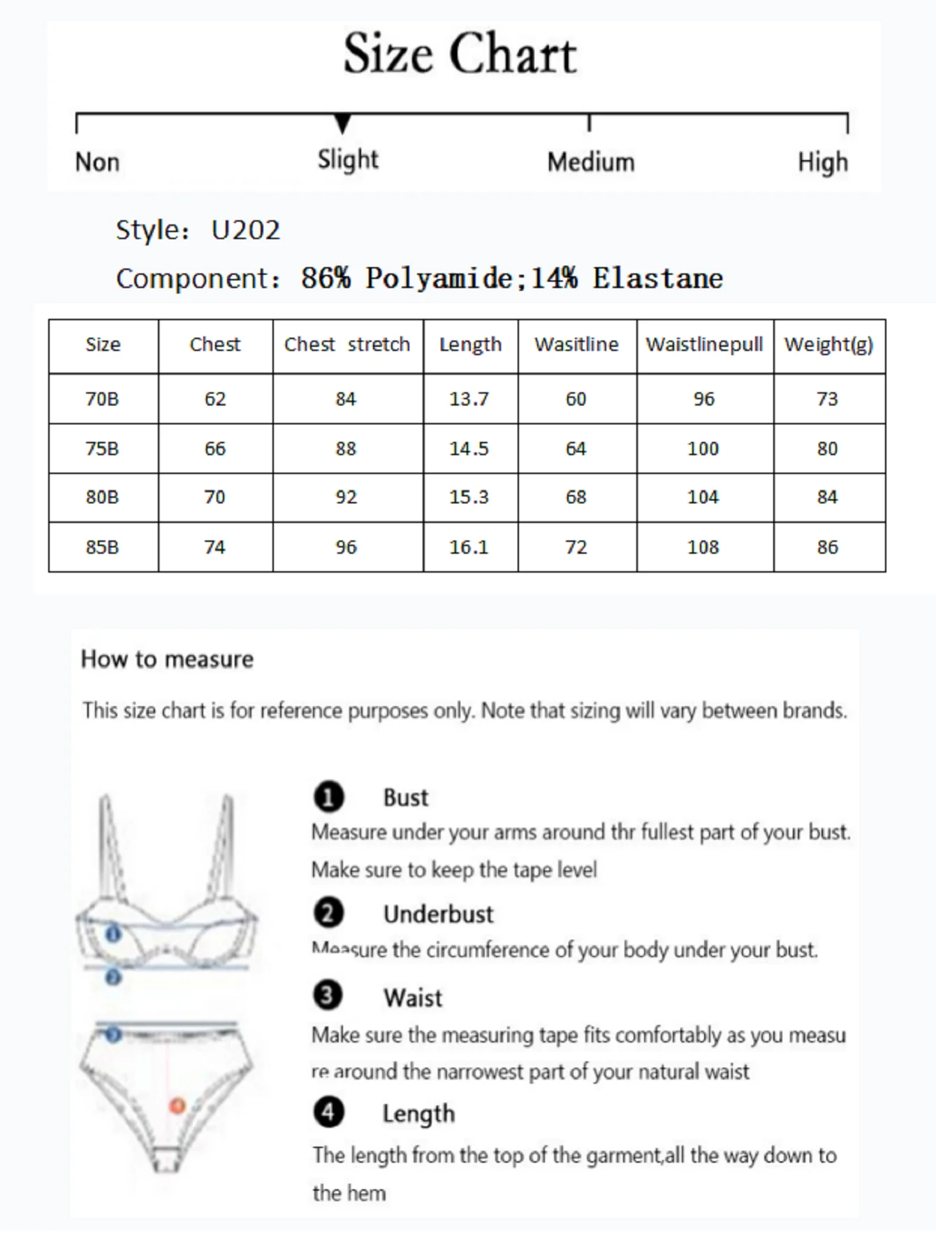 Fashion Solid Sexy Back Closure Two-Piece Push Up Lingerie Set Clothes Of Women U202